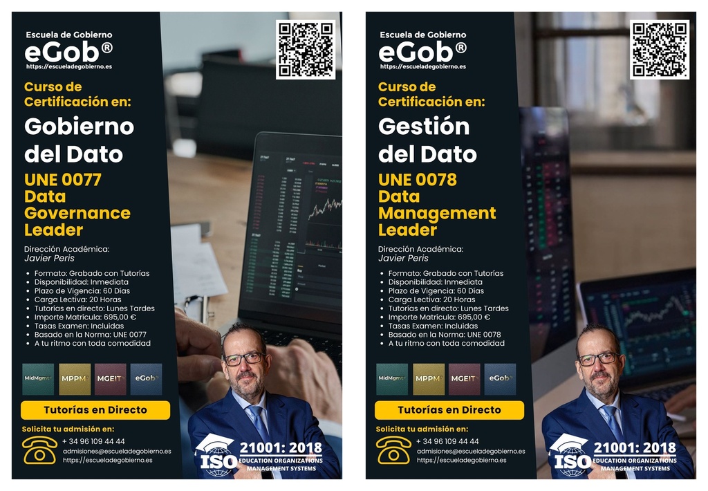 Doble Certificación en Gobierno y Gestión del Dato